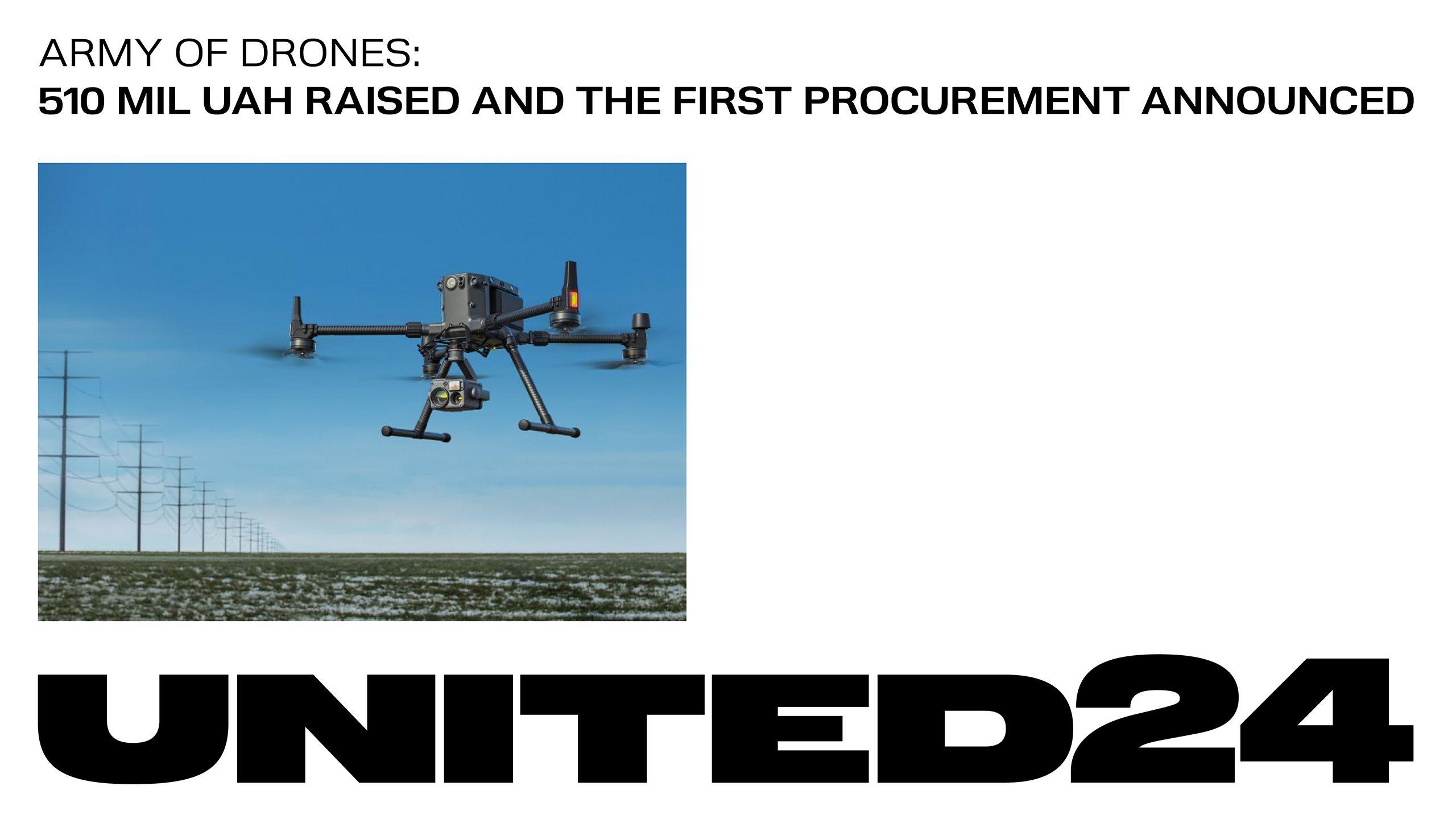 UNITED24 Bonitatem drone